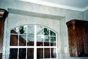 4 color faux finish over texture