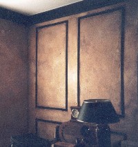 5 color metallic faux finish