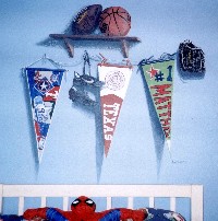 Sports Wall Trompe L'oeil
